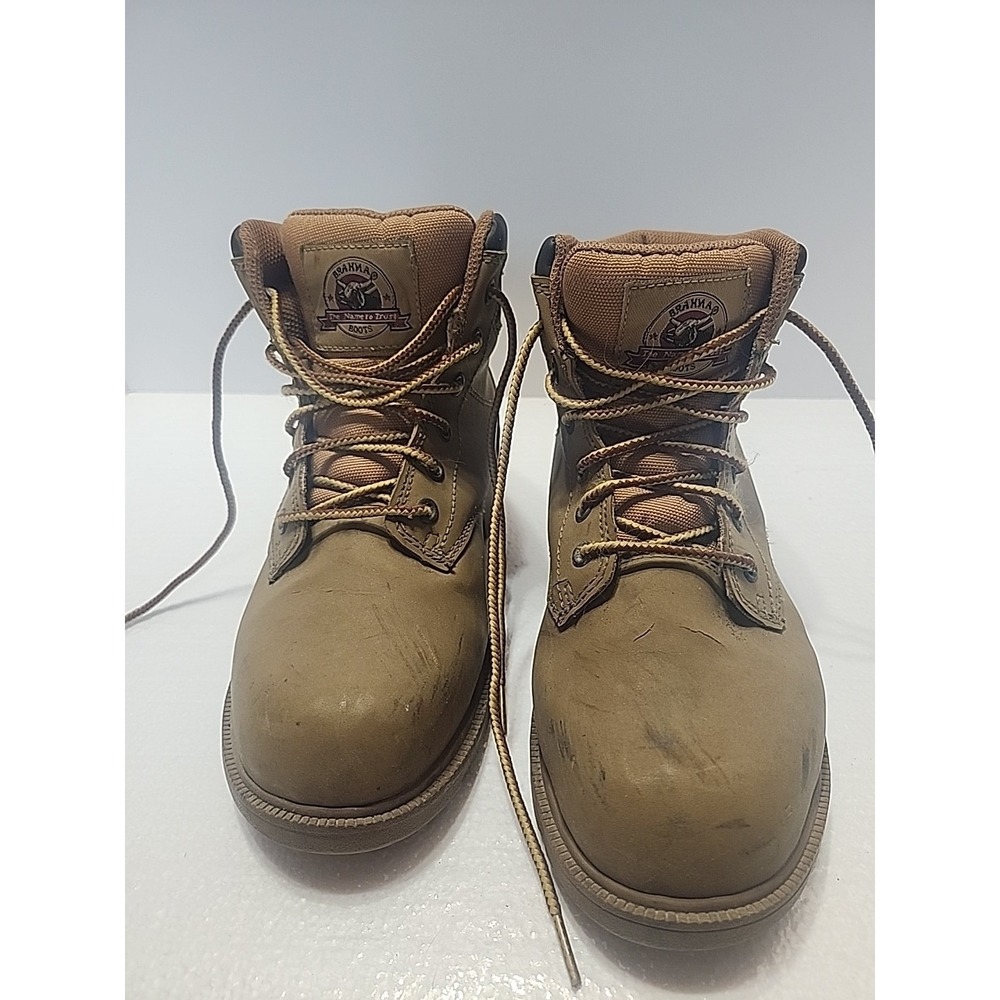 Brahma Women Work Boots‎ Tan  Steel Toe ASTM F2413-11 Size 7.5 WMBR0440003